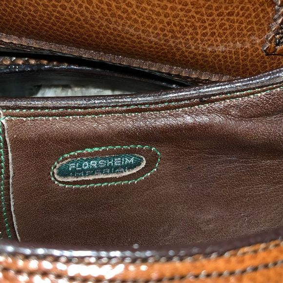 Florsheim Royal Imperial Kenmoor Gunboats Shoe 93602 size 10 vintage - Picture 6 of 9